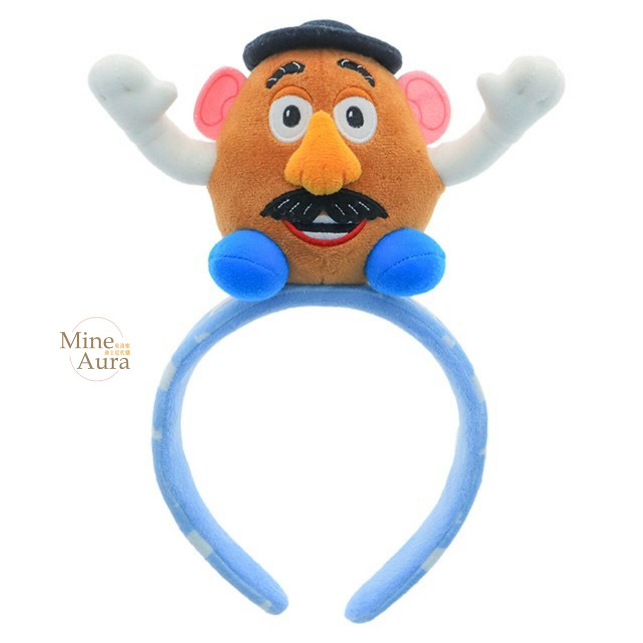 蛋頭先生 Potato Head 絨毛 造型 可擺姿勢設計 髮圈 髮箍 玩具總動員 Toy Story -香港迪士尼樂園