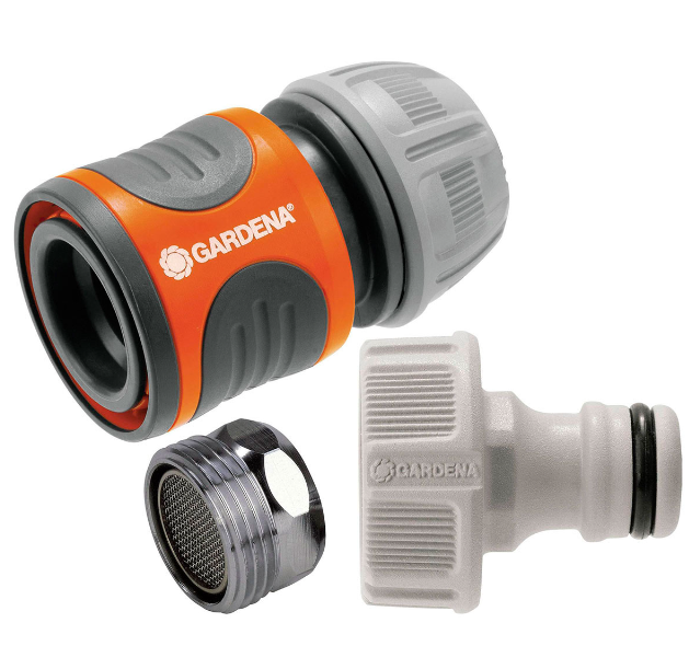 "GARDENA" 德國快接吸輪套裝(2906x1+18201x1+18215x1)(吸塑裝)(6個/盒)-[18285]