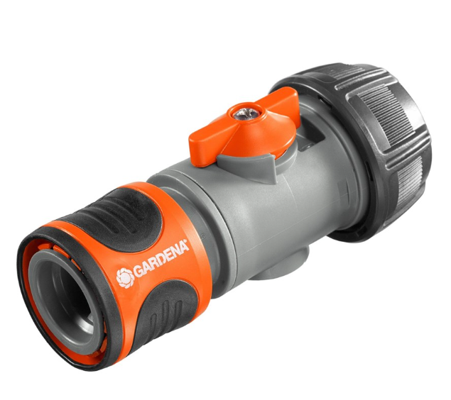 "GARDENA" 德國3/4"截流吸輪(帶開關)(吸塑裝)(6個/盒)-[2943]
