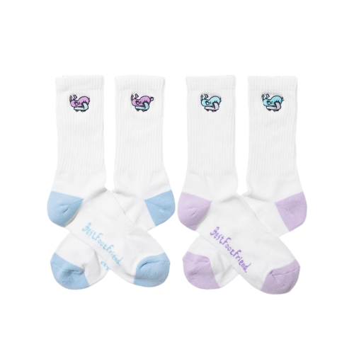 【車庫服飾】BEST FOOT FRIEND Skateboard monster / 滑板怪長襪