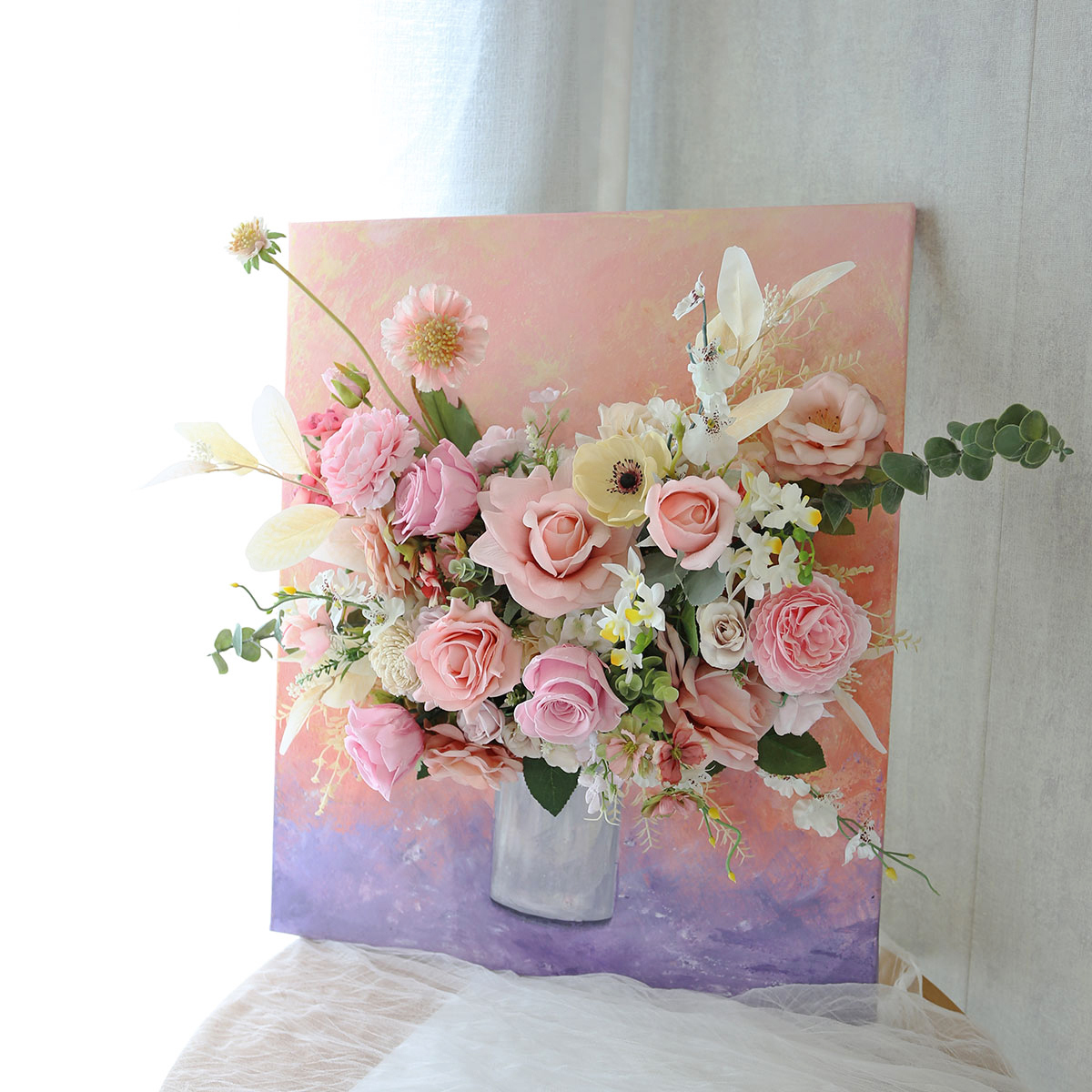 FD01｜花間絮語立體花畫