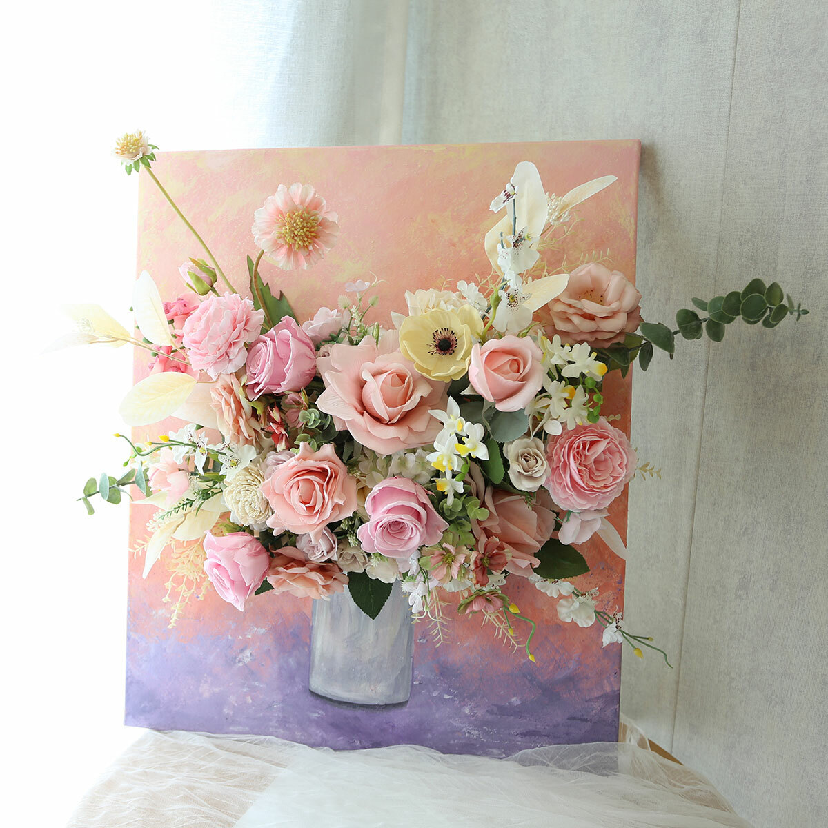 FD01｜花間絮語立體花畫