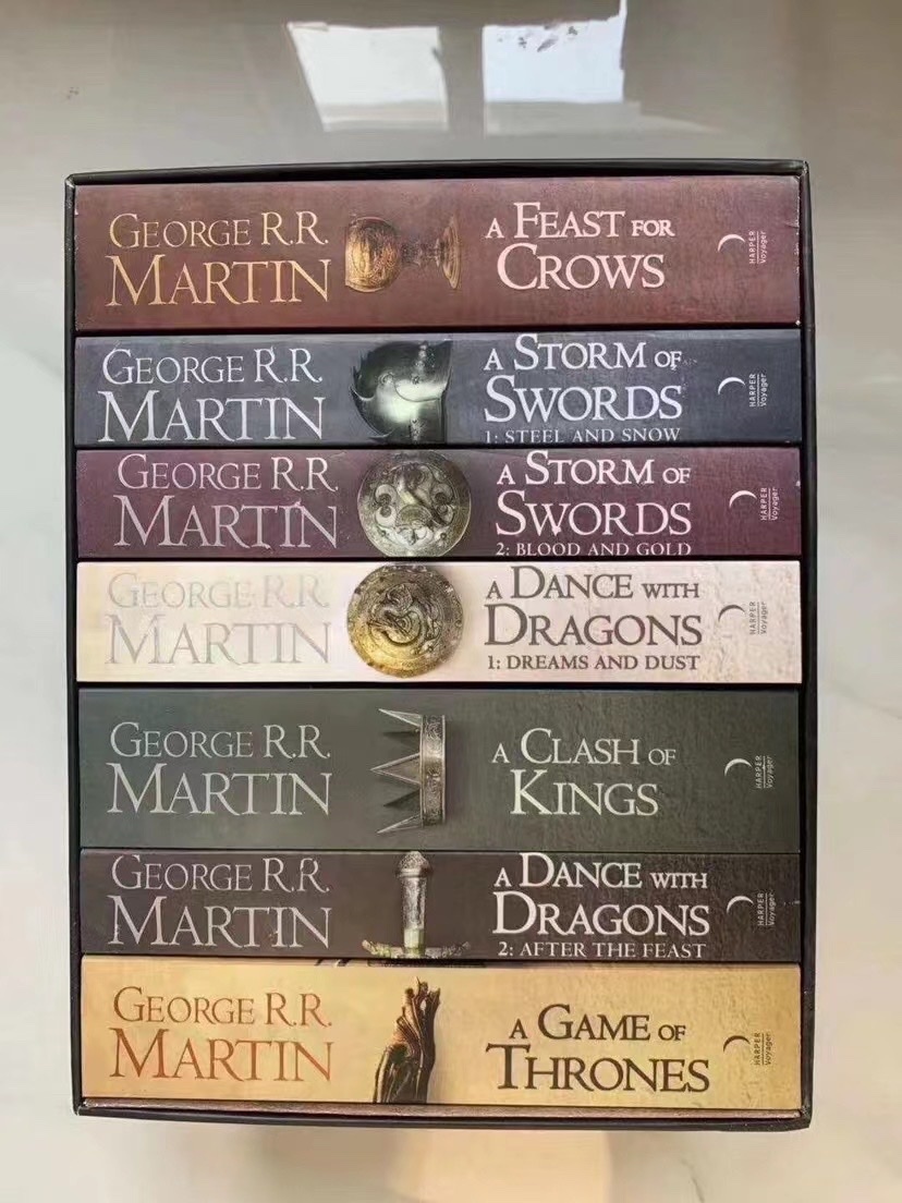English A Song of Ice and Fire Complete Set of 7 Books in