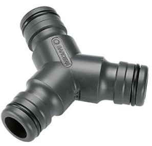 "GARDENA" 德國三頭水喉接頭(大流量水壓用)(出水咀x3)(吸塑挂裝)(6個/盒)-[2833]