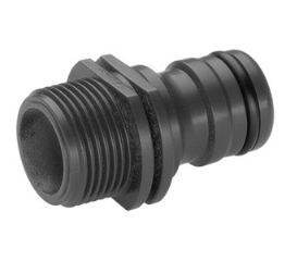 "GARDENA" 德國3/4"水龍頭快接(外螺紋)(大流量水壓用)(吸塑挂裝)( 6個/盒)-[2821]