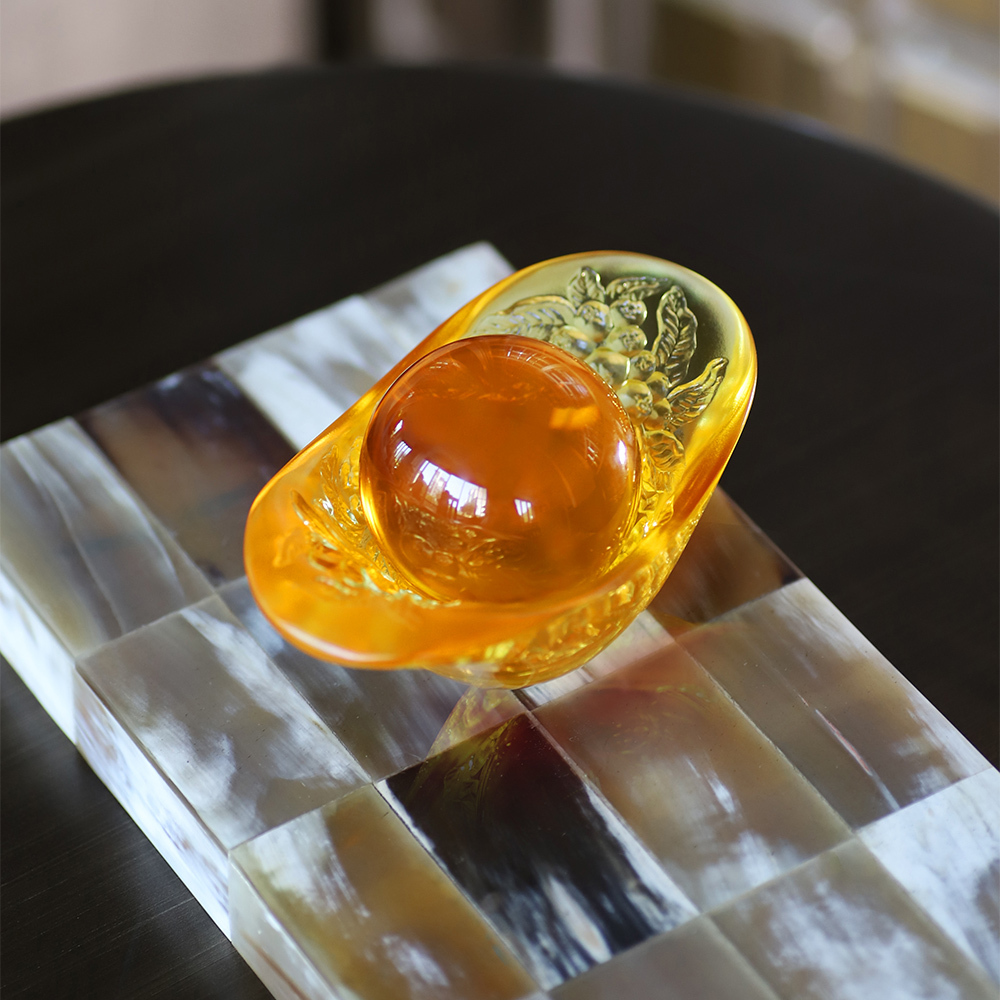 琉璃工房LIULI 金果吉利滾滾源(元寶/招財/風水)