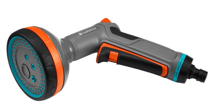 "GARDENA" 德國豪華款多功能花灑水槍(5功能)(彩色卡紙裝)(4個/盒)-[18315]