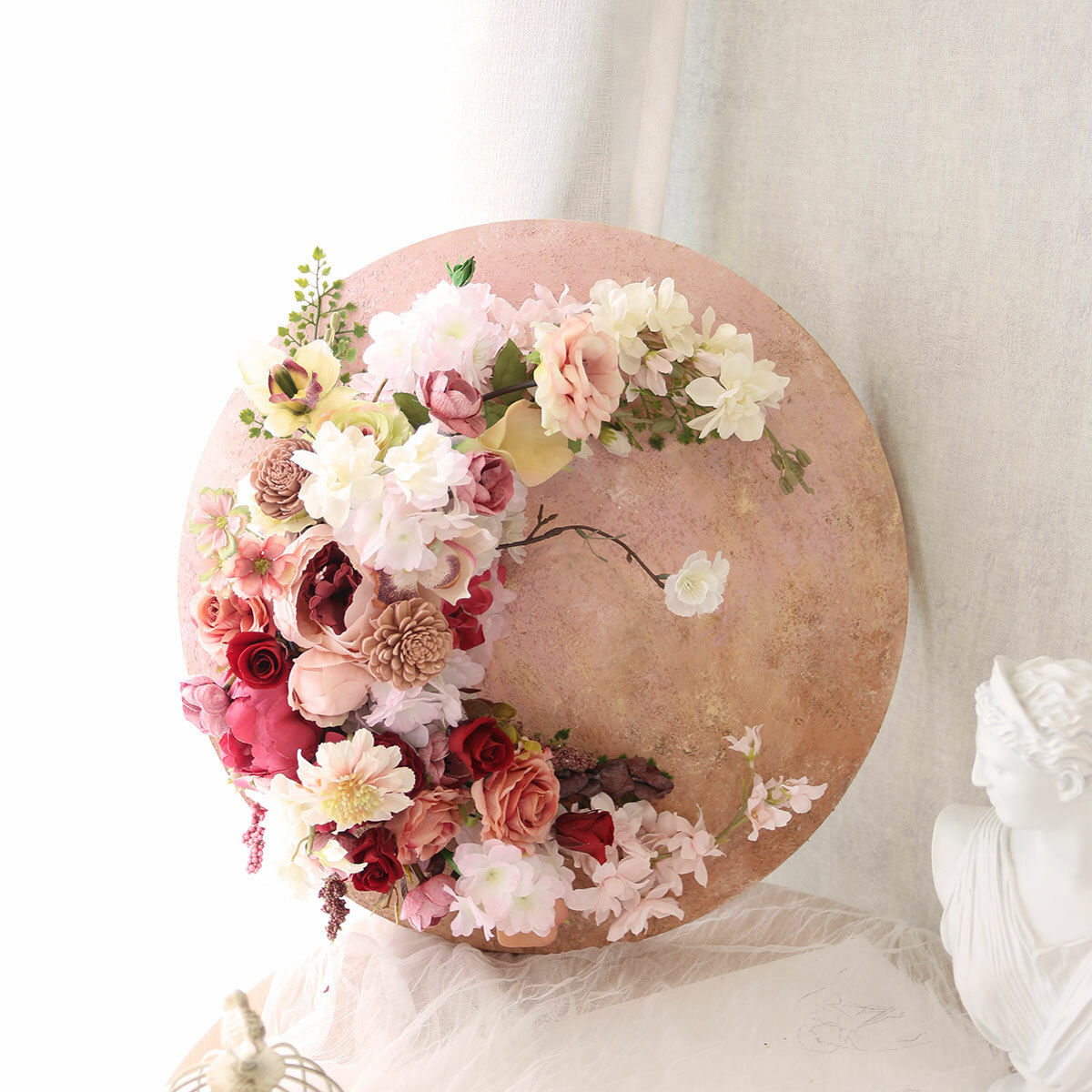 FD04｜花好悅圓立體花畫