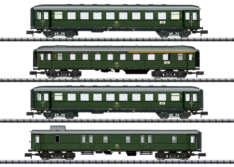 Minitrix 18709 N Scale "Commuter Service" Passenger Car Set