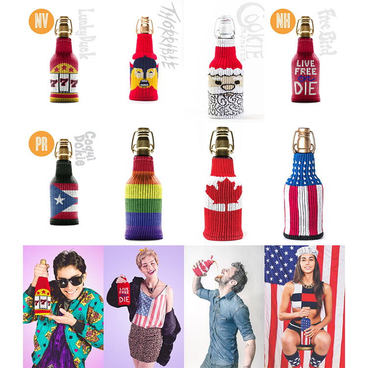 Freaker USA 瓶.壺個性時尚杯套 紅色系