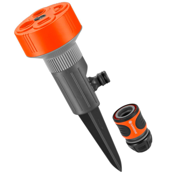 "GARDENA" 德國經典款插地式灑水器(4模式/圓形/半圓/方形/矩形)(60個/盒)-[2068]