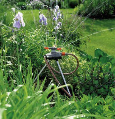 "GARDENA" 德國經典款坐地式/360°旋轉灑水器(射程:3-18m,9-250㎡)(4個/盒)-[2060]