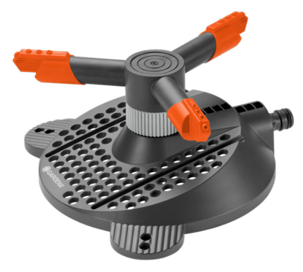 "GARDENA" 德國經典款坐地式/360°旋轉灑水器(射程:3-18m,9-250㎡)(4個/盒)-[2060]