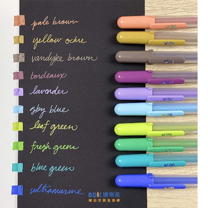 櫻花牌 SAKURA GELLY ROLL 月光晶彩筆1.0mm XPGB10 系列