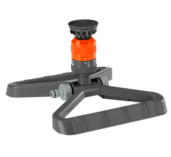 "GARDENA" 德國豪華款坐地式旋轉灑水器(可調節噴灑範圍)(射程:17m,225㎡)(5個/盒)-[1948]