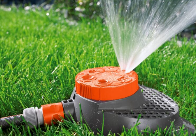 "GARDENA" 德國豪華款坐地式/5-360°旋轉灑水器(可調節噴灑範圍)(射程:3-20m,9-310㎡)(4個/盒)-[2065]