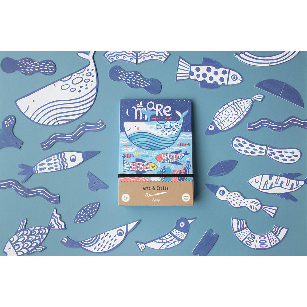 西班牙Londji 來去海邊! 手作水彩畫