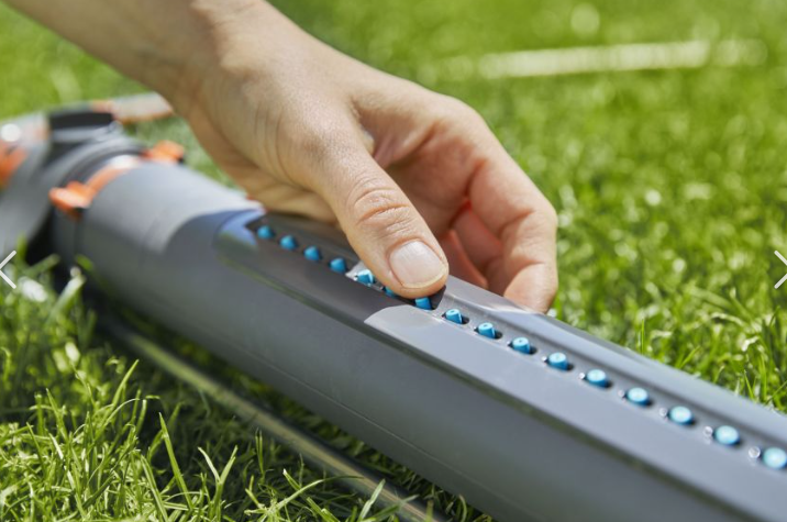 "GARDENA" 德國搖擺式灑水器M(可調範圍/水量)(灑水寬度:3-14m)(射程:3-18m,9-250㎡)(4個/盒)-[18712]