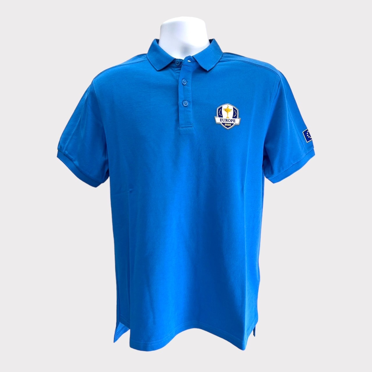 男【現貨】The 2020 Ryder Cup European Fanwear Iconic Fan Polo - Blue 萊德盃紀念Polo / S020