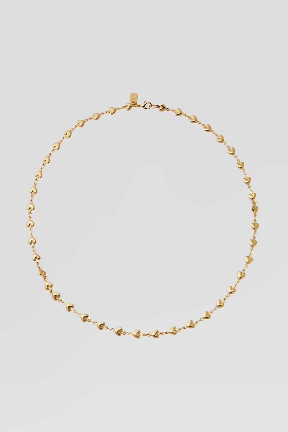 Crystal Haze｜HABIBI 金色愛心串項鍊