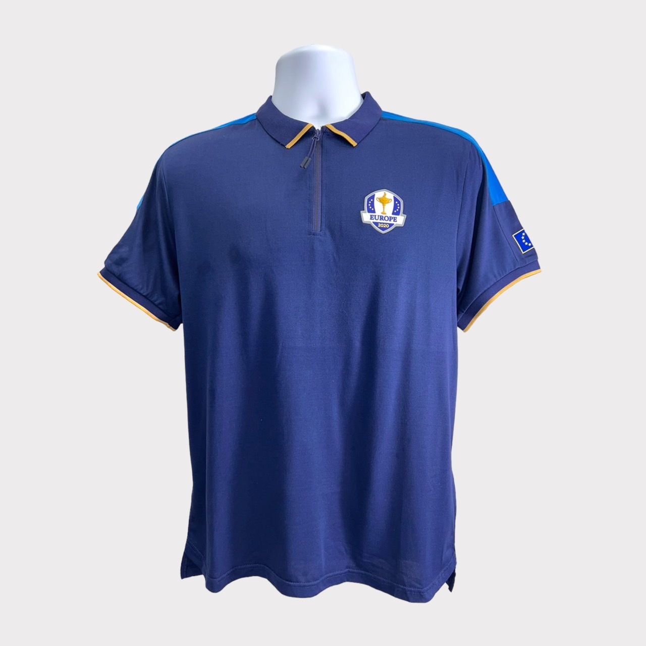 男【現貨】The 2020 Ryder Cup European Fanwear Iconic Fan Polo - Blue 萊德盃紀念Polo / S021