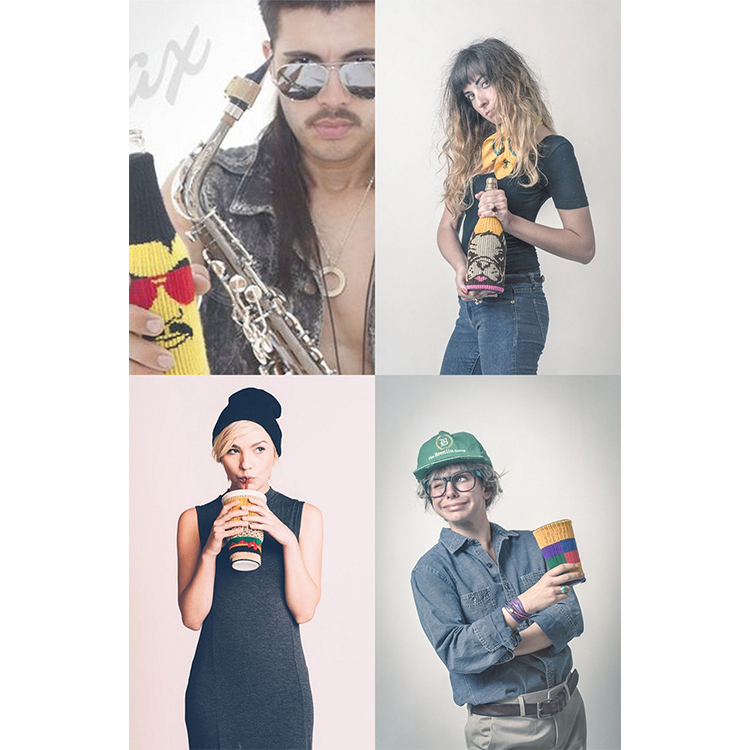 Freaker USA 瓶.壺個性時尚杯套 黃色系