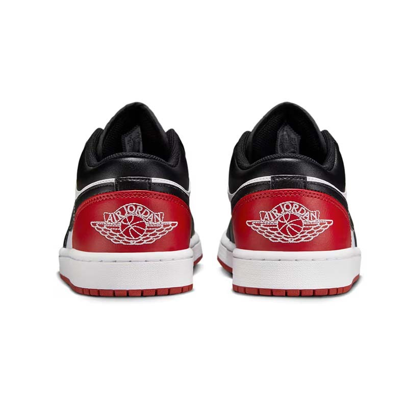 -(C9c)-AIR JORDAN 1 LOW 'Bred Toe" 黑紅腳趾 黑紅頭-553558 161