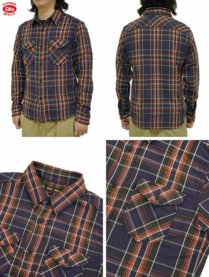 UES 極厚法蘭絨襯衫 PURPLE