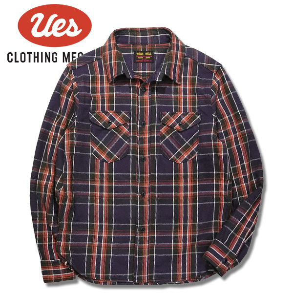 UES 極厚法蘭絨襯衫 PURPLE