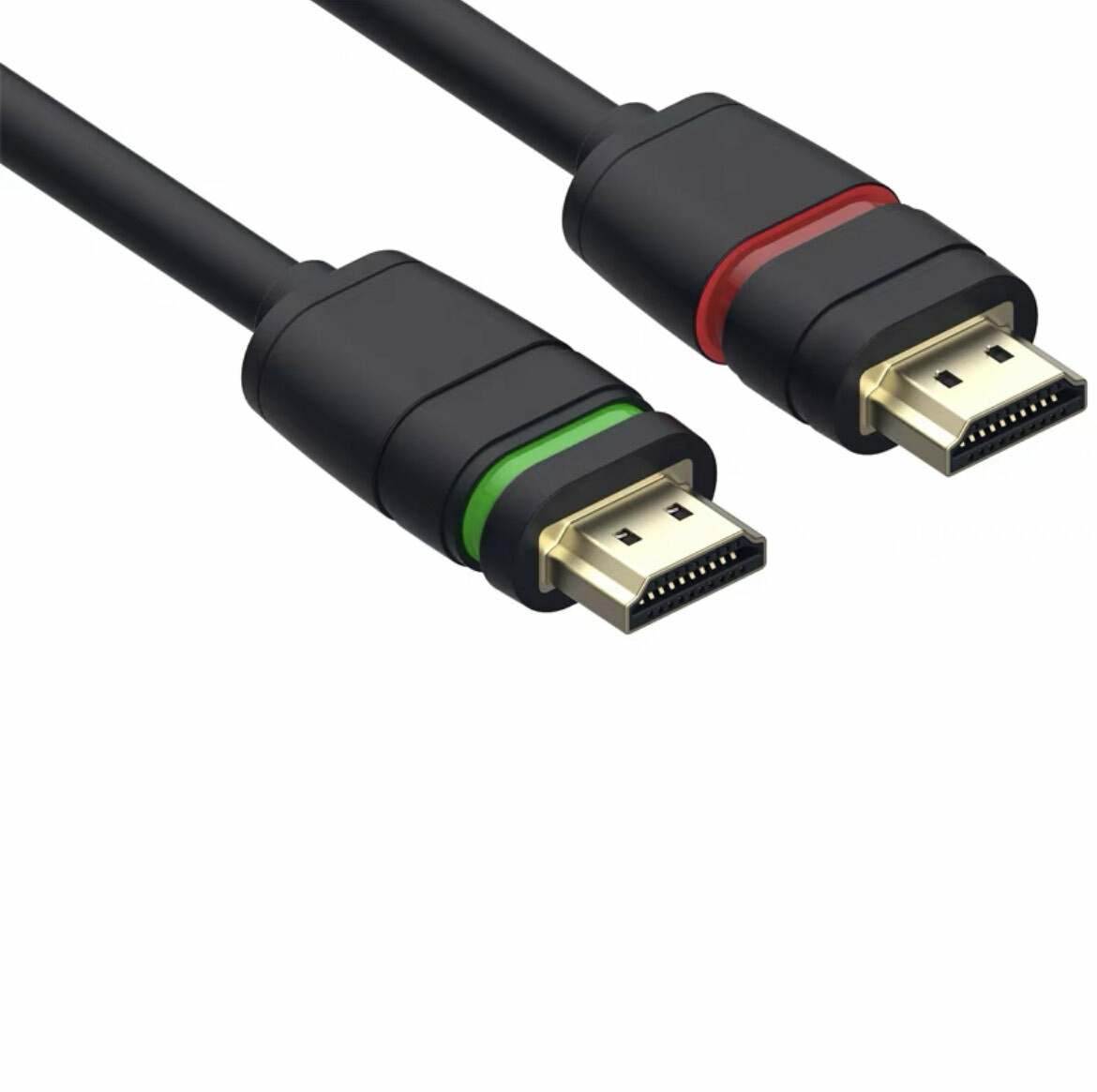 Rowtelk Full HDMI to Full HDMI lockable cable - Rainbow