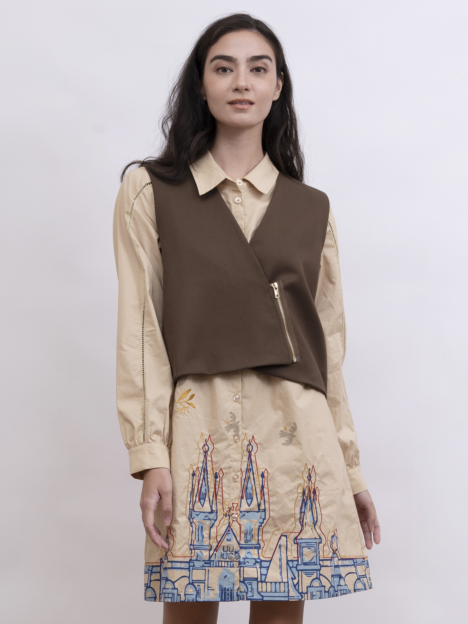 mi-tu 西裝短背心外套