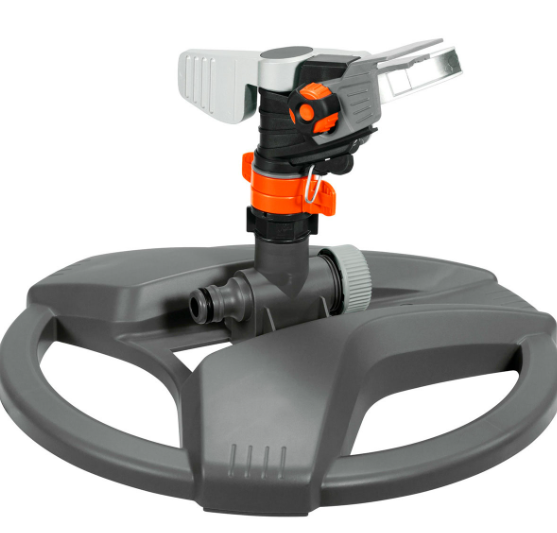 "GARDENA" 德國合金款坐地式/25°-360°脈衝式灑水器(可調節噴灑範)(射程:5-12.5m,75-490㎡)(5個/盒)-[8135]