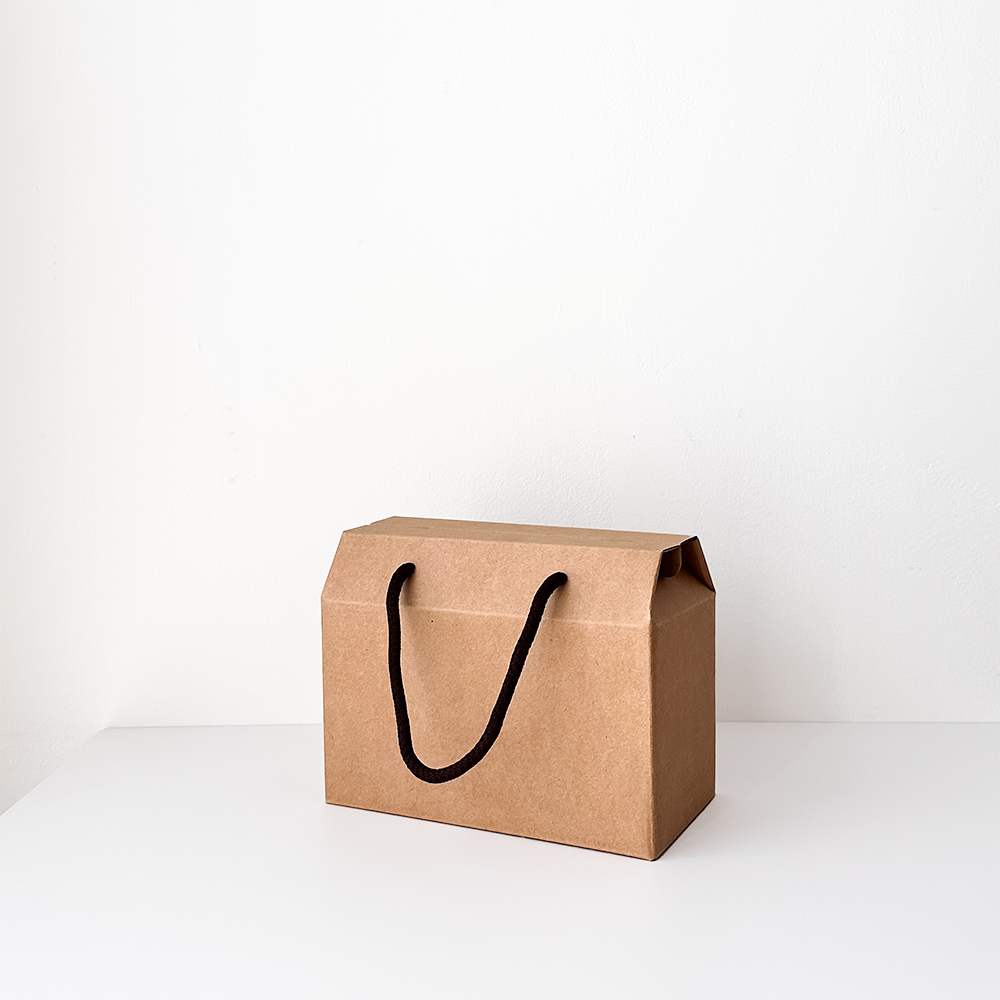 Ｔ型提盒｜牛皮無印｜小