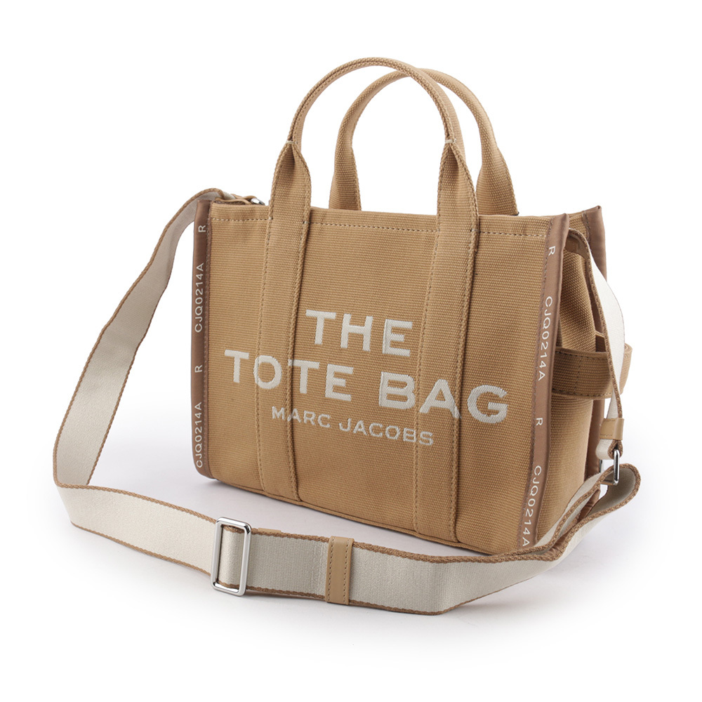 【MARC JACOBS】THE JACQUARD TOTE 雙色中款托特包(駝色) M0017027 230