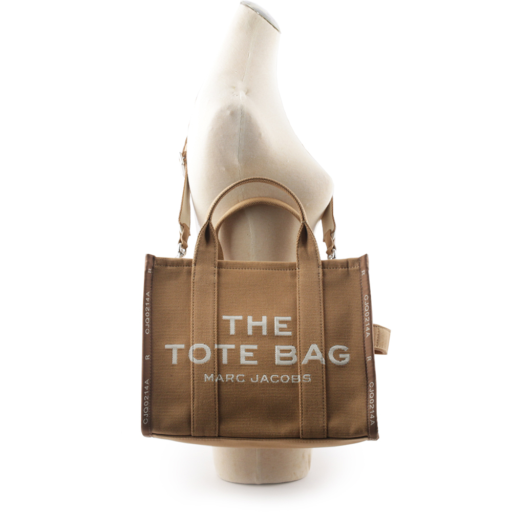 【MARC JACOBS】THE JACQUARD TOTE 雙色中款托特包(駝色) M0017027 230