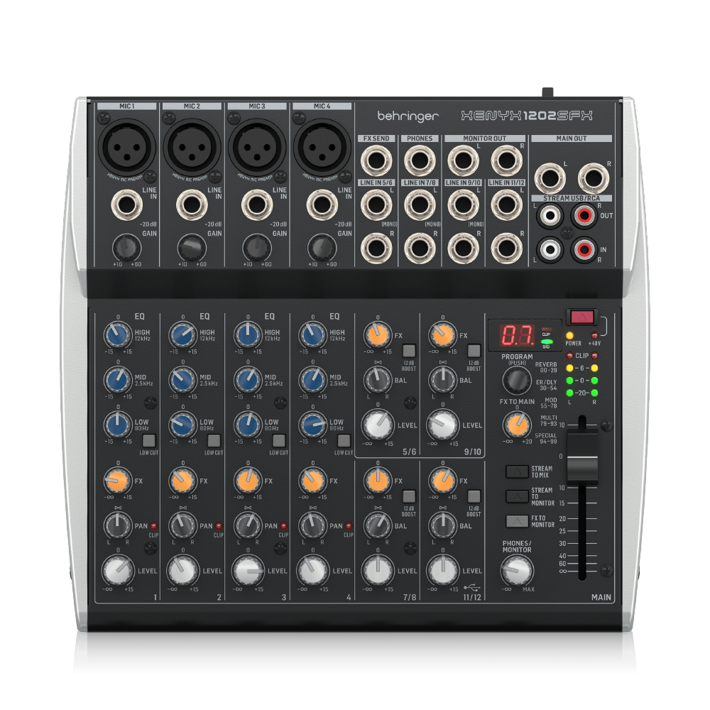 Behringer Behringer / Xenyx 1202sfx 12軌 類比混音機 — 三峽錄音 / 音響｜YA! 玩音樂