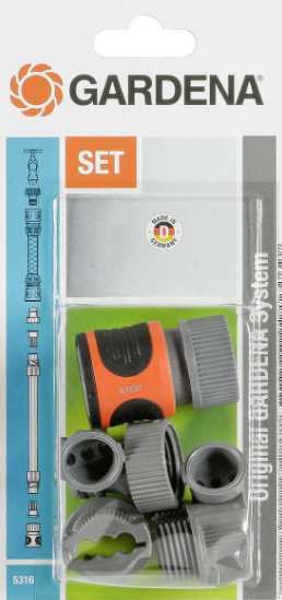 "GARDENA" 德國噴霧式軟喉配件(6套/盒)-[5316]