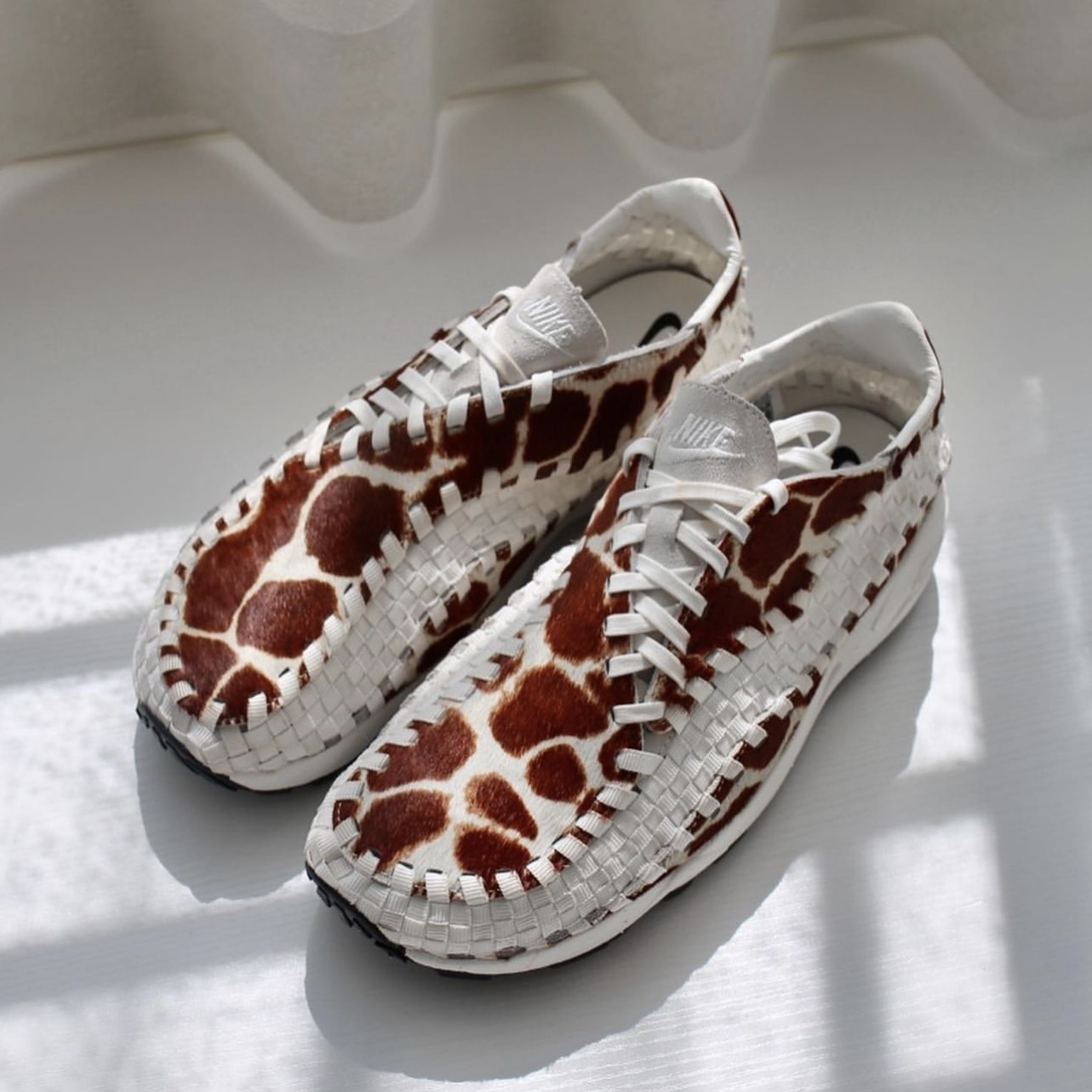 【現貨】Nike W Air Footscape Woven Natural Brown 編織 長頸鹿