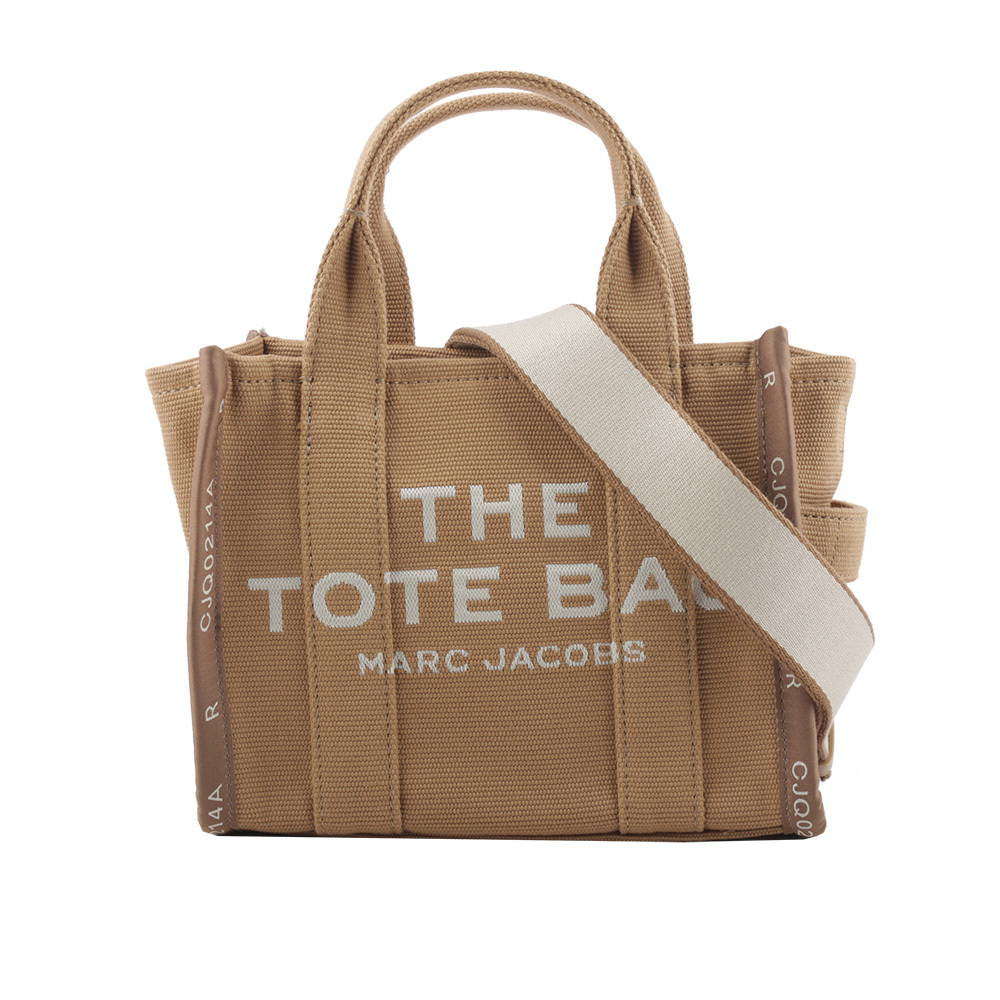【MARC JACOBS】THE JACQUARD TOTE 雙色小款托特包(駝色) M0017025 230