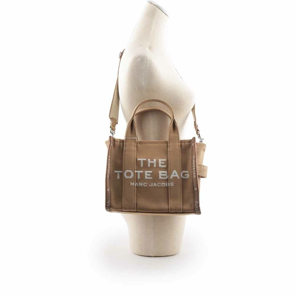 【MARC JACOBS】THE JACQUARD TOTE 雙色小款托特包(駝色) M0017025 230