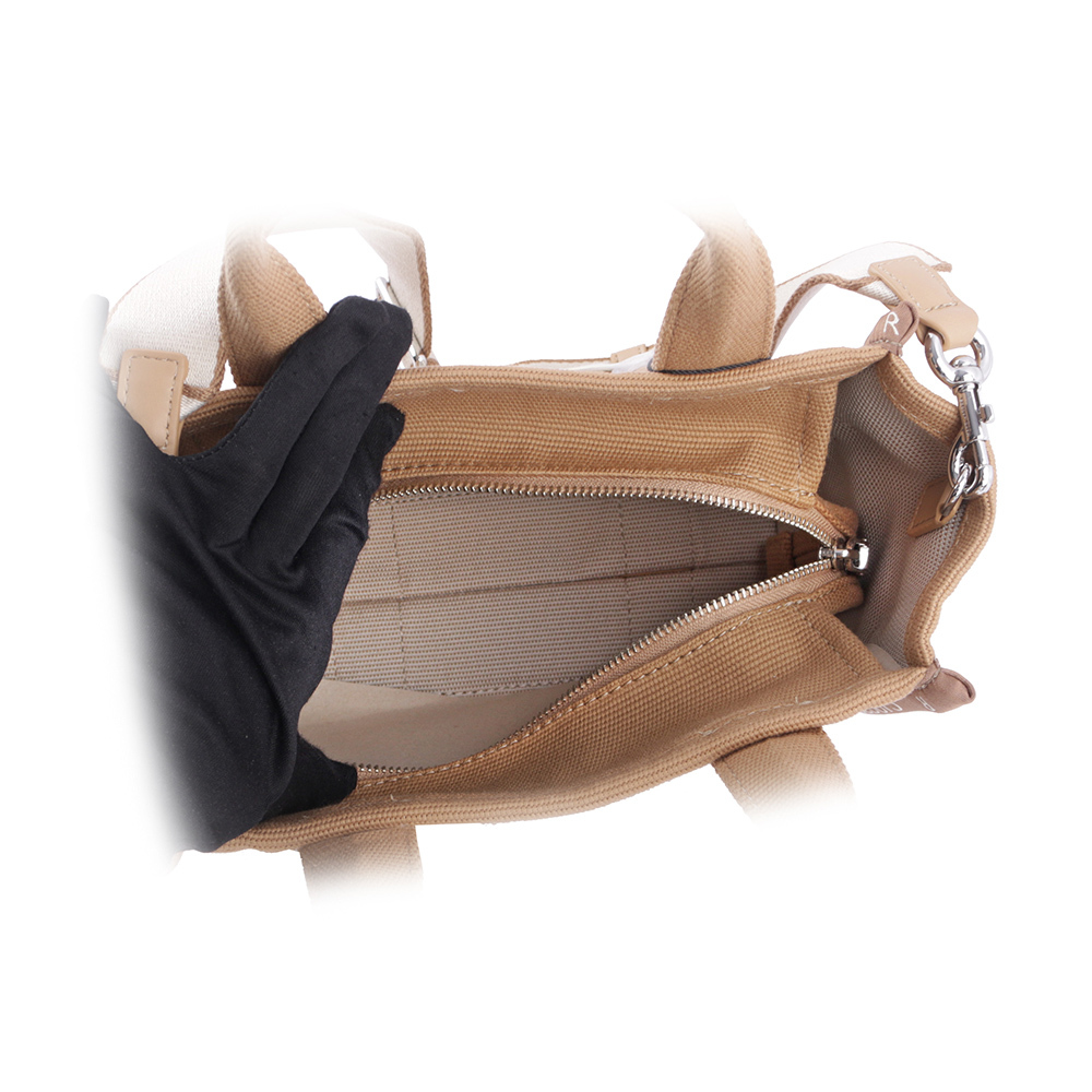 【MARC JACOBS】THE JACQUARD TOTE 雙色小款托特包(駝色) M0017025 230