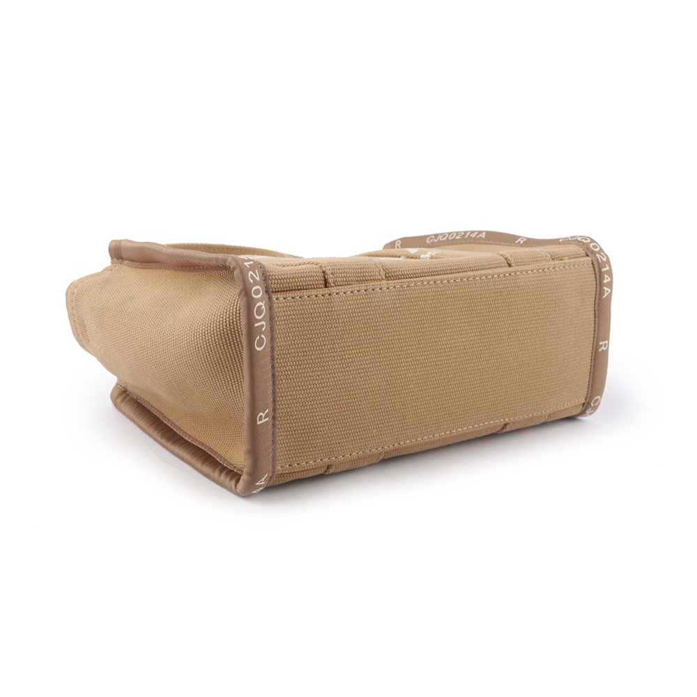 【MARC JACOBS】THE JACQUARD TOTE 雙色小款托特包(駝色) M0017025 230