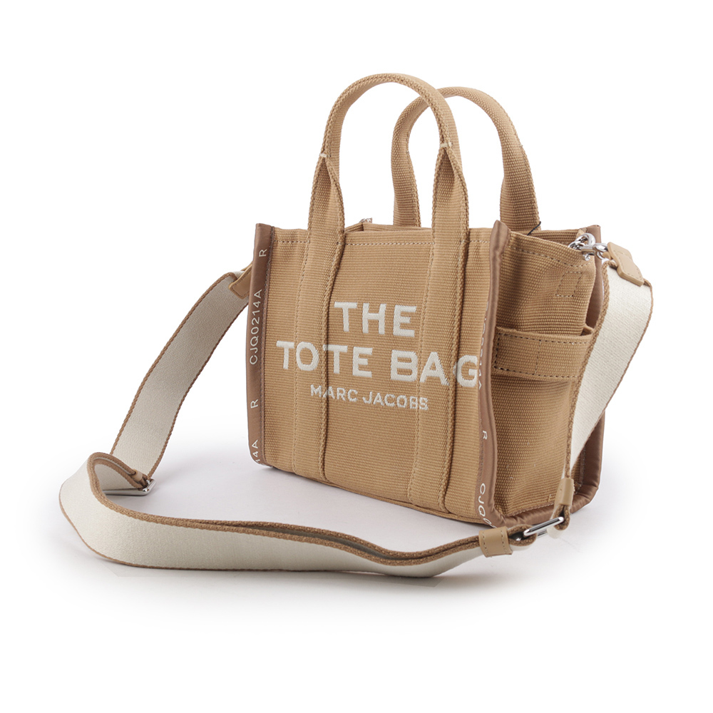 【MARC JACOBS】THE JACQUARD TOTE 雙色小款托特包(駝色) M0017025 230