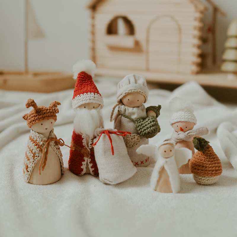 耶誕家族 | 回收木玩