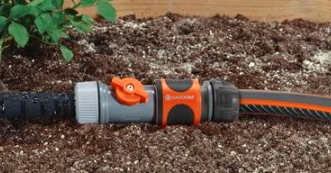 "GARDENA" 德國滲水式軟喉配件(帶開關)(6套/盒)-[1989]