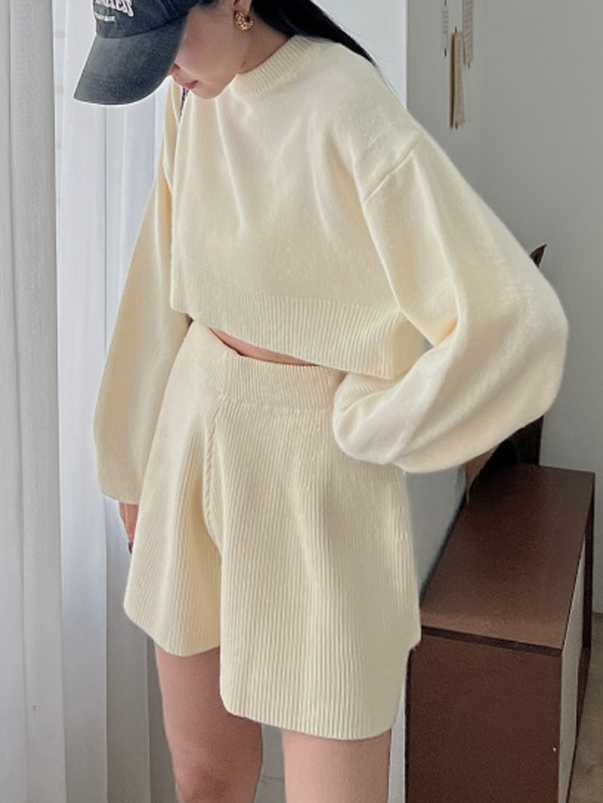 秋冬針織短褲*3色