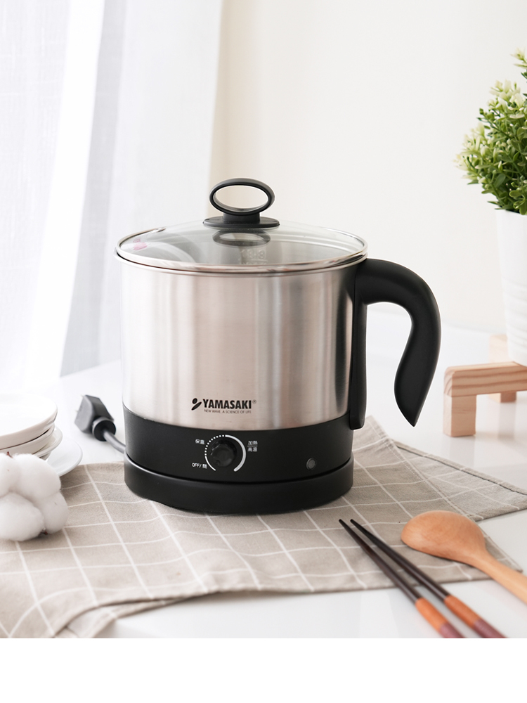 山崎2L多功能不鏽鋼美食鍋  SK-109SP (贈不鏽鋼蒸籠)