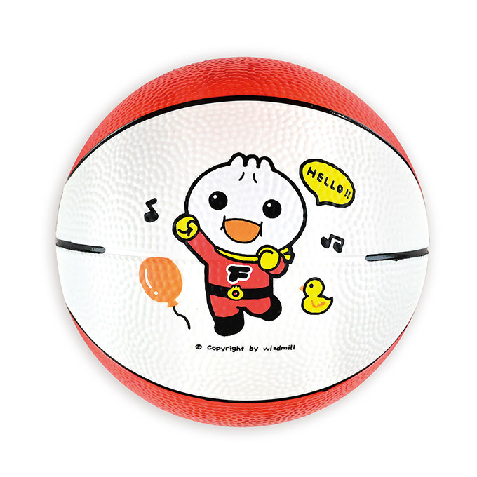 《 風車出版 》 FOOD超人兒童運動籃球-紅白