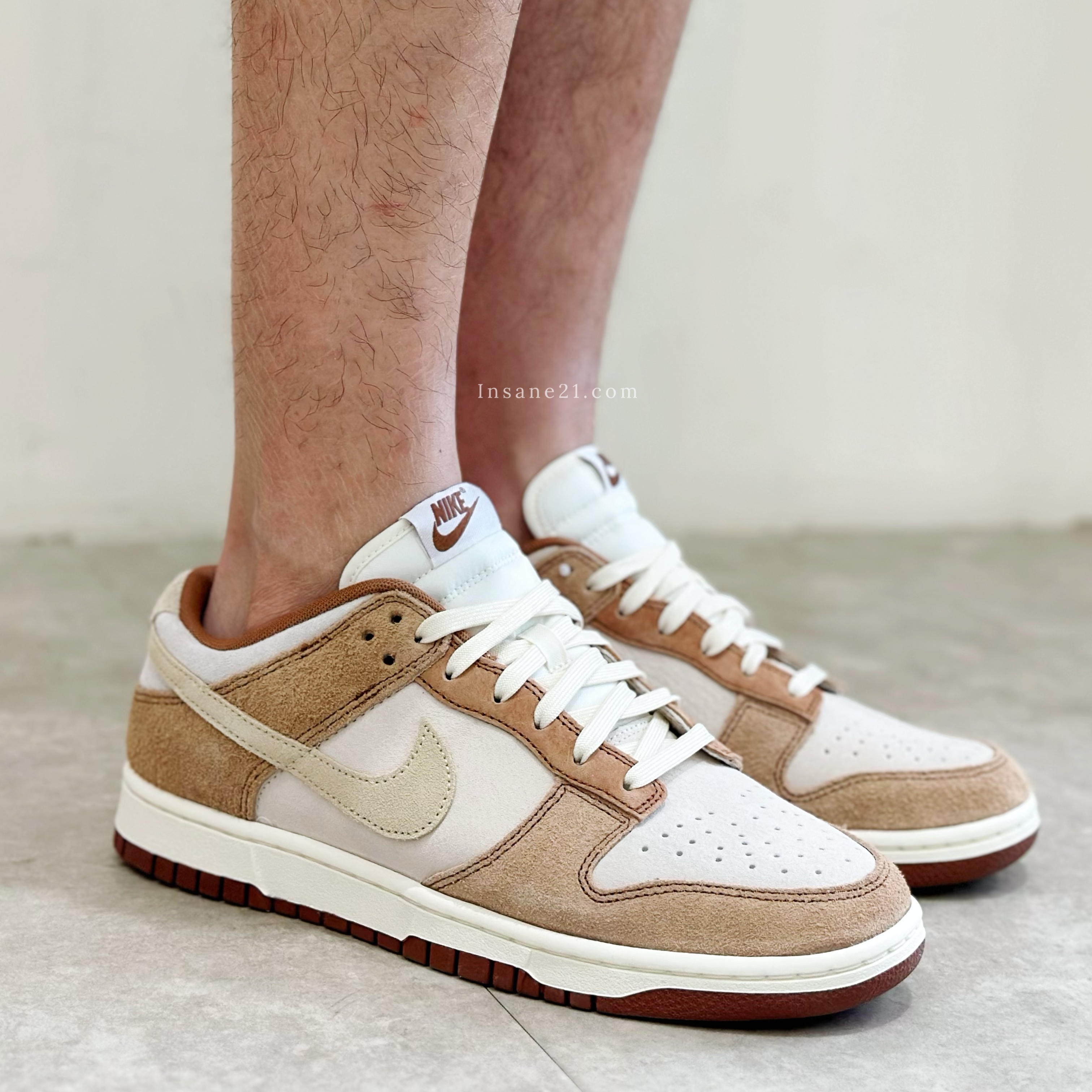 NIKE DUNK LOW RETRO PRM "MEDIUM CURRY" 小麥焦糖 DD1390-100