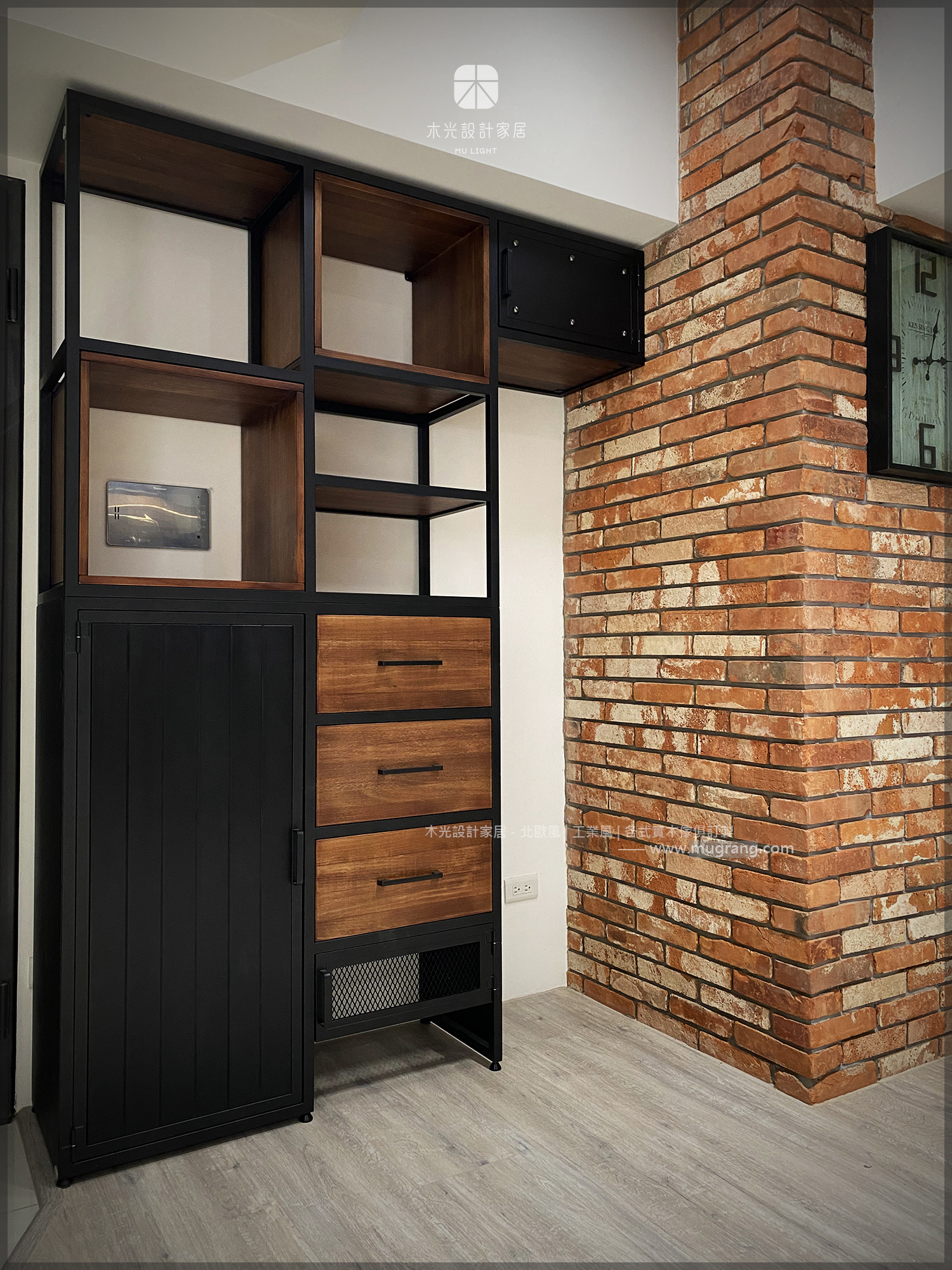 木光提供各式風格層架/櫃款及電視收納櫃  可以依家裡需求量身打造尺寸及樣式